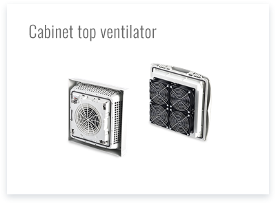 Cabinet top ventilator