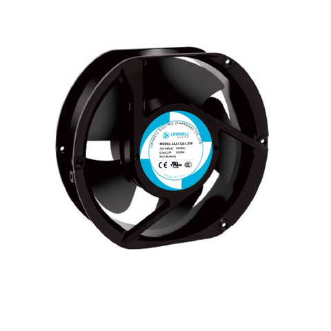 Bidirectional cylinder high-speed energy-saving axial flow fan-LKA17251-Five leaves