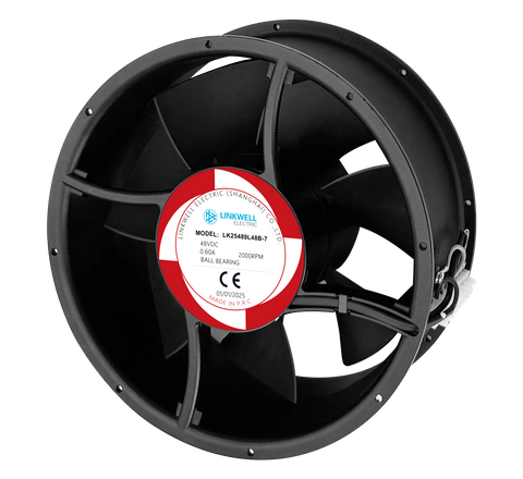 DC LK25489-7 series cooling fan DC12V/24V/48V12CM chassis cabinet high air volume cooling fan