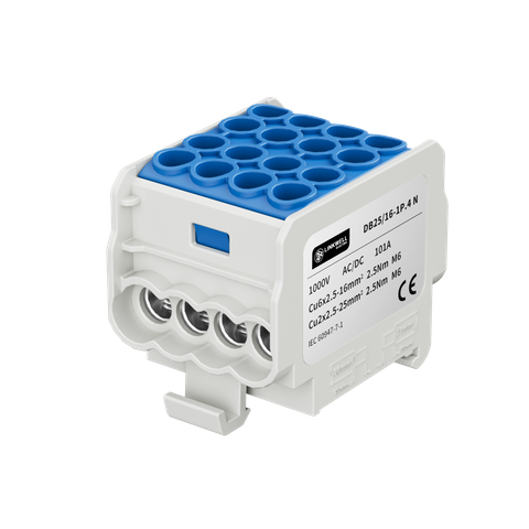 DB Series DB25/16-1P.4 Universal Terminal Block for Power Distribution Cabinet