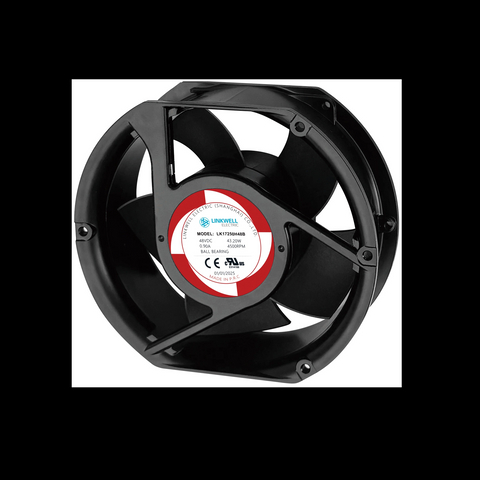 DC LK17250 series cooling fan DC12V/24V/48V12CM chassis cabinet high air volume cooling fan