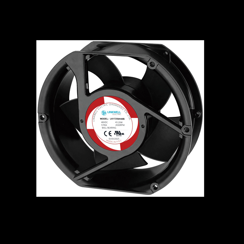 DC LK17250 series cooling fan DC12V/24V/48V12CM chassis cabinet high air volume cooling fan