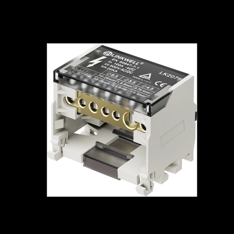 LK207 pure copper rail type junction box rail type cabinet terminal