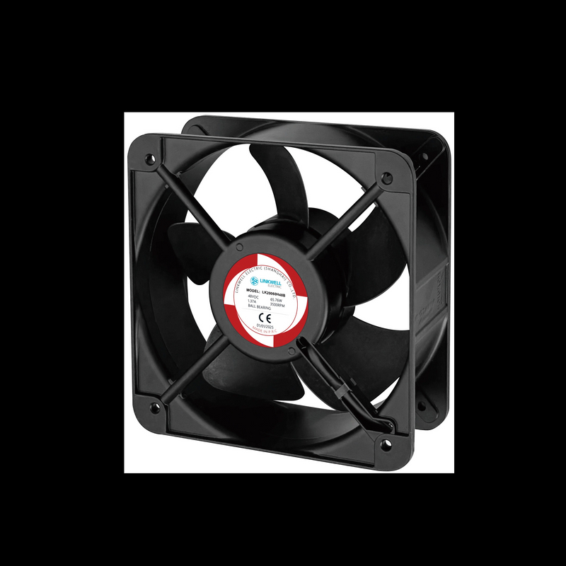 DC LK20060 series cooling fan DC12V/24V/48V12CM chassis cabinet high air volume cooling fan