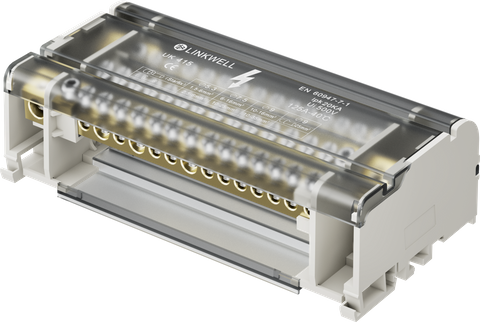 LINKWELL UK415 125A Distribution Box Din Rail Distribution Terminal Block