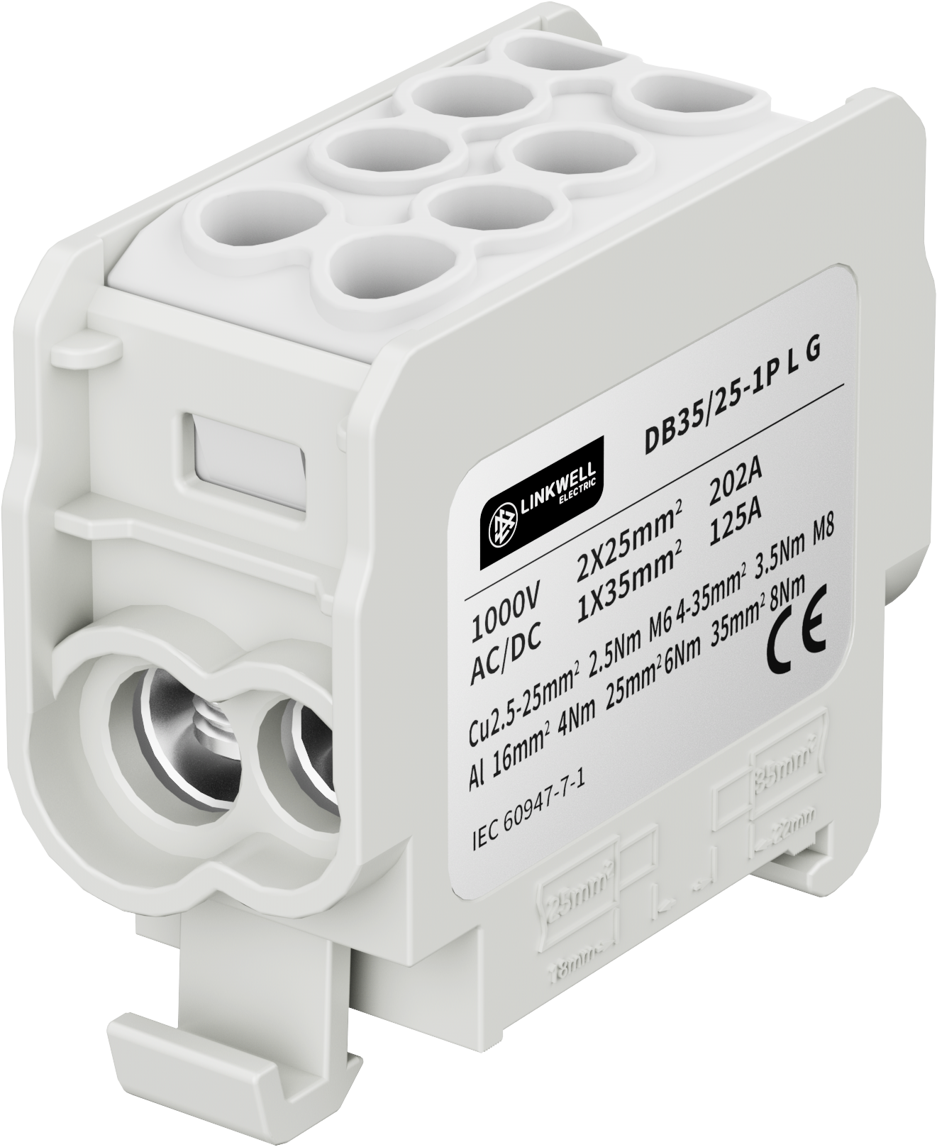 DB Series DB32/25 Universal Terminal Block for Power Distribution Cabinet