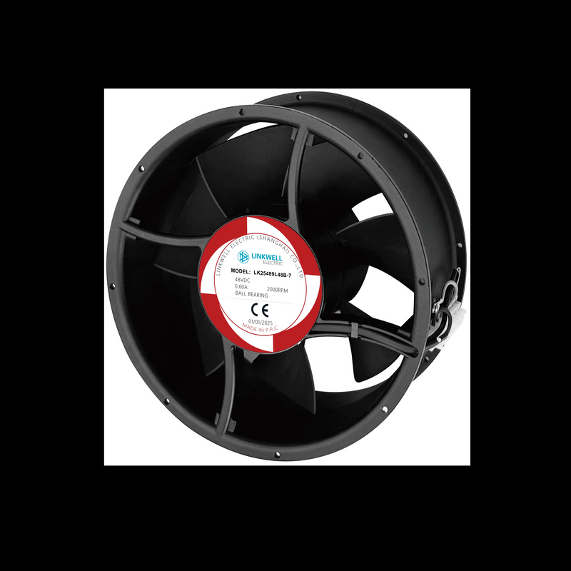 DC LK25489-7 series cooling fan DC12V/24V/48V12CM chassis cabinet high air volume cooling fan