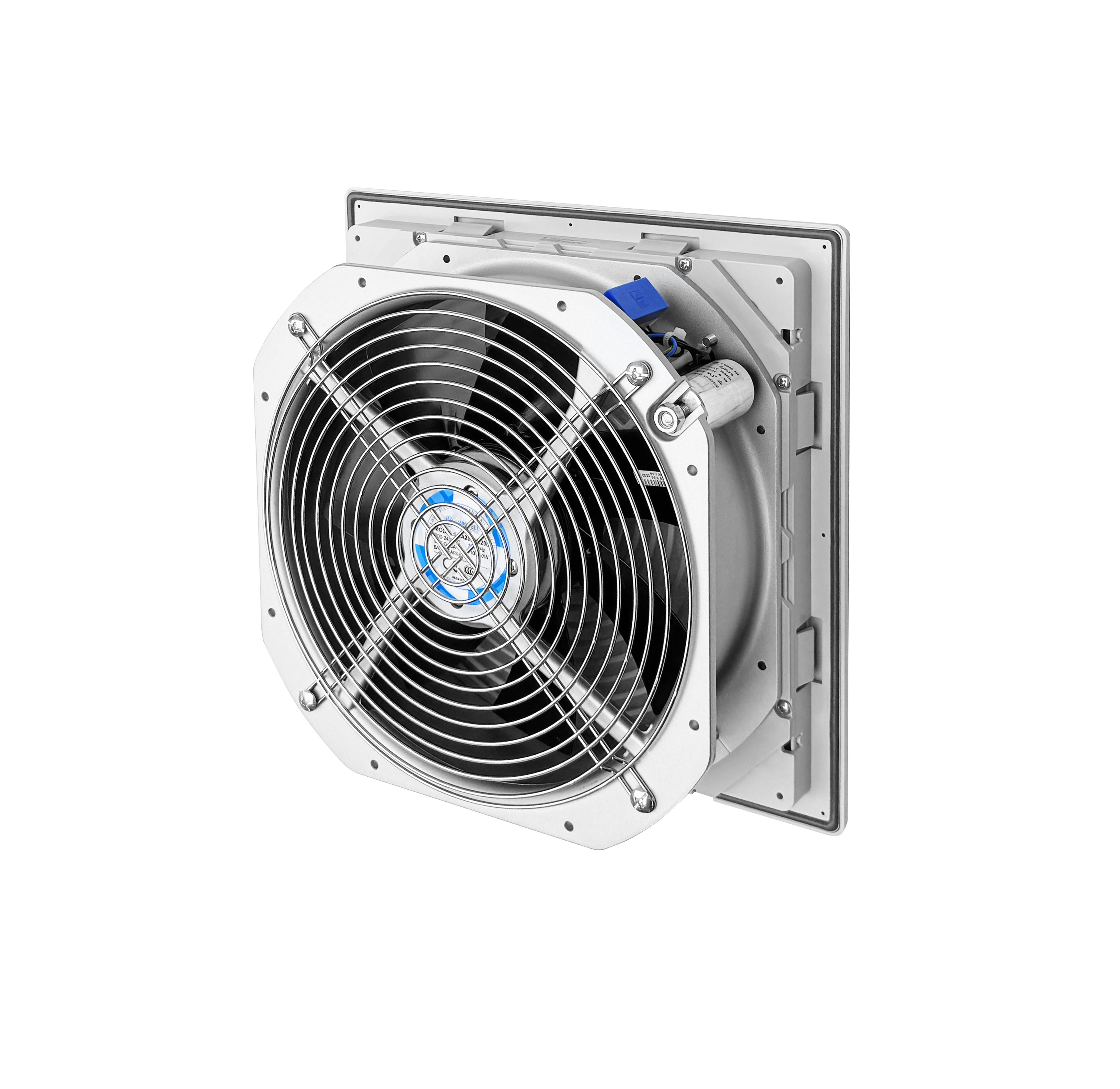 FK5528-Dustproof plastic shutter axial flow fan