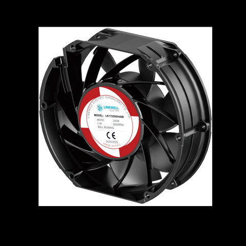 DC LK17250D series cooling fan DC12V/24V/48V12CM chassis cabinet high air volume cooling fan