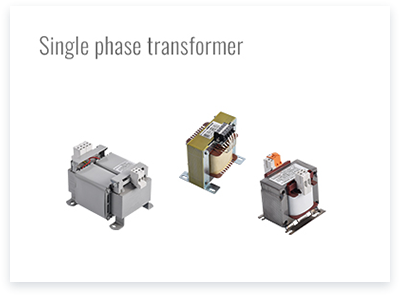 Single phase transformer