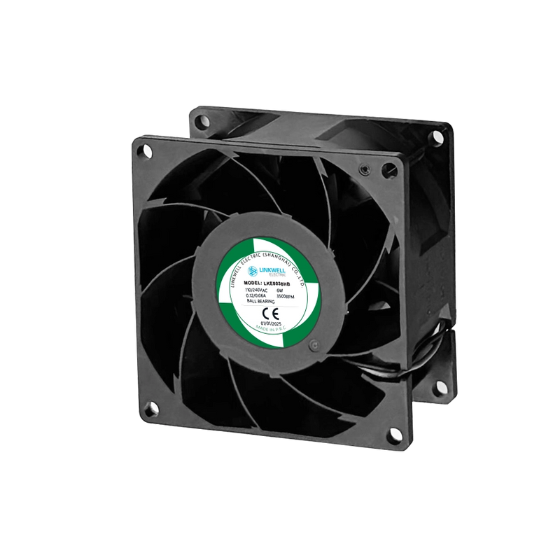Cabinet Fan LKE8038 Ventilation Exhaust Ball Bearing EC Fan