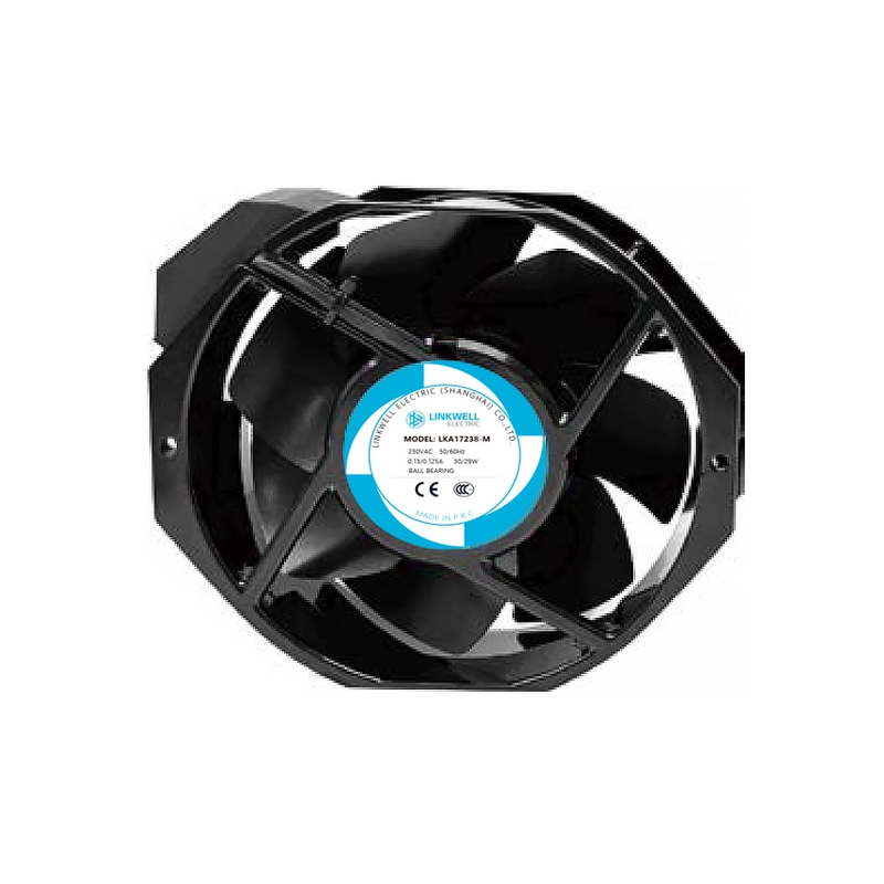 Large air volume, waterproof cooling fan, axial flow ball and axial flow fan-LKA17238-M