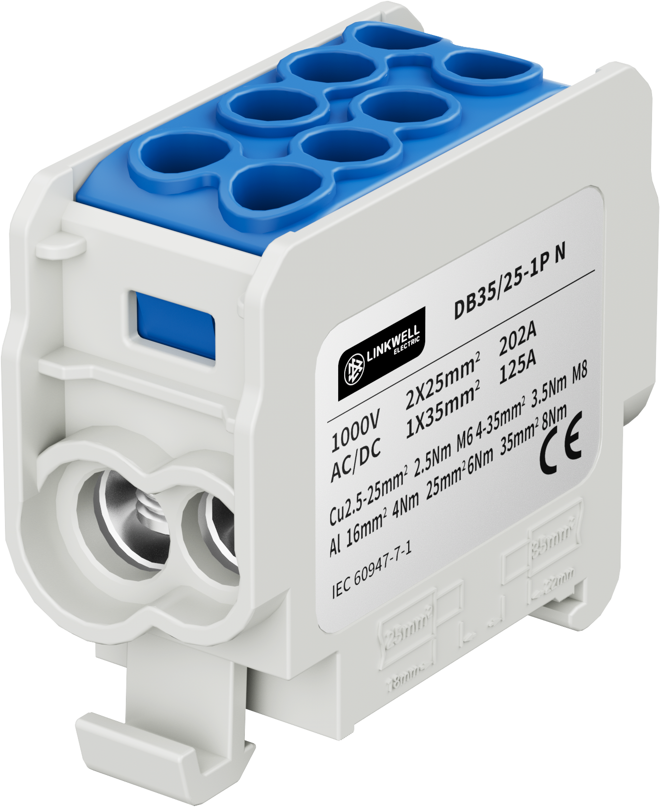 DB Series DB32/25 Universal Terminal Block for Power Distribution Cabinet