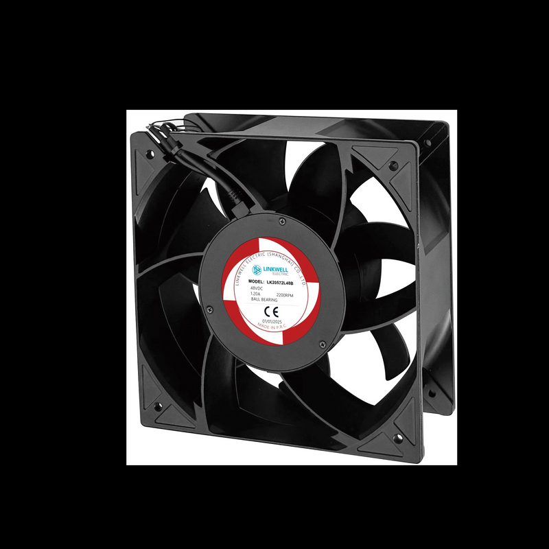 DC LK20572 series cooling fan DC12V/24V/48V12CM chassis cabinet high air volume cooling fan