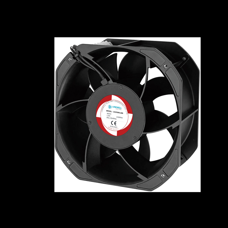 DC LK22580 series cooling fan DC12V/24V/48V12CM chassis cabinet high air volume cooling fan