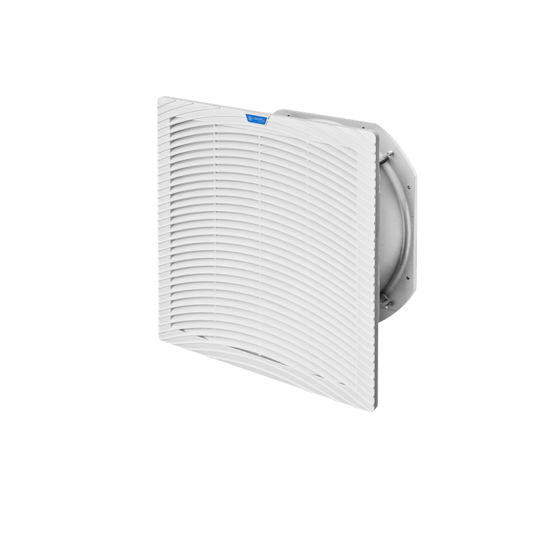 FK5528-Dustproof plastic shutter axial flow fan