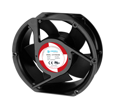 DC LK17250 series cooling fan DC12V/24V/48V12CM chassis cabinet high air volume cooling fan