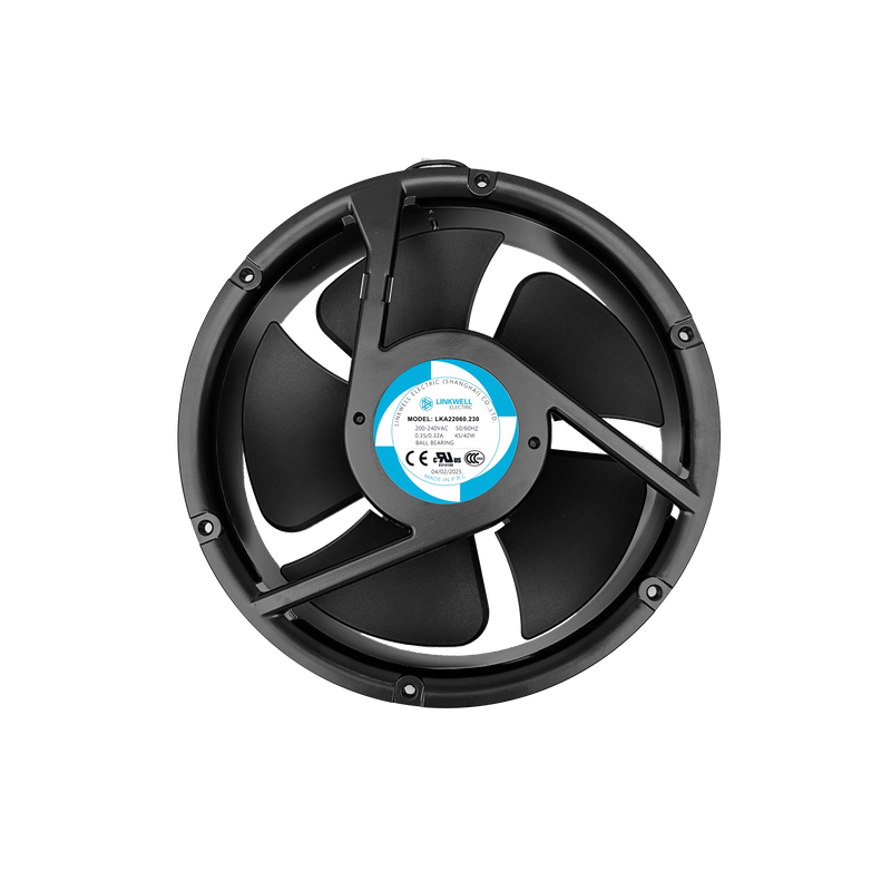 Small Axial Fan 200V Industrial Powerful Mute Electric Cabinet Exhaust Fan Cooling Fan-LKA22060